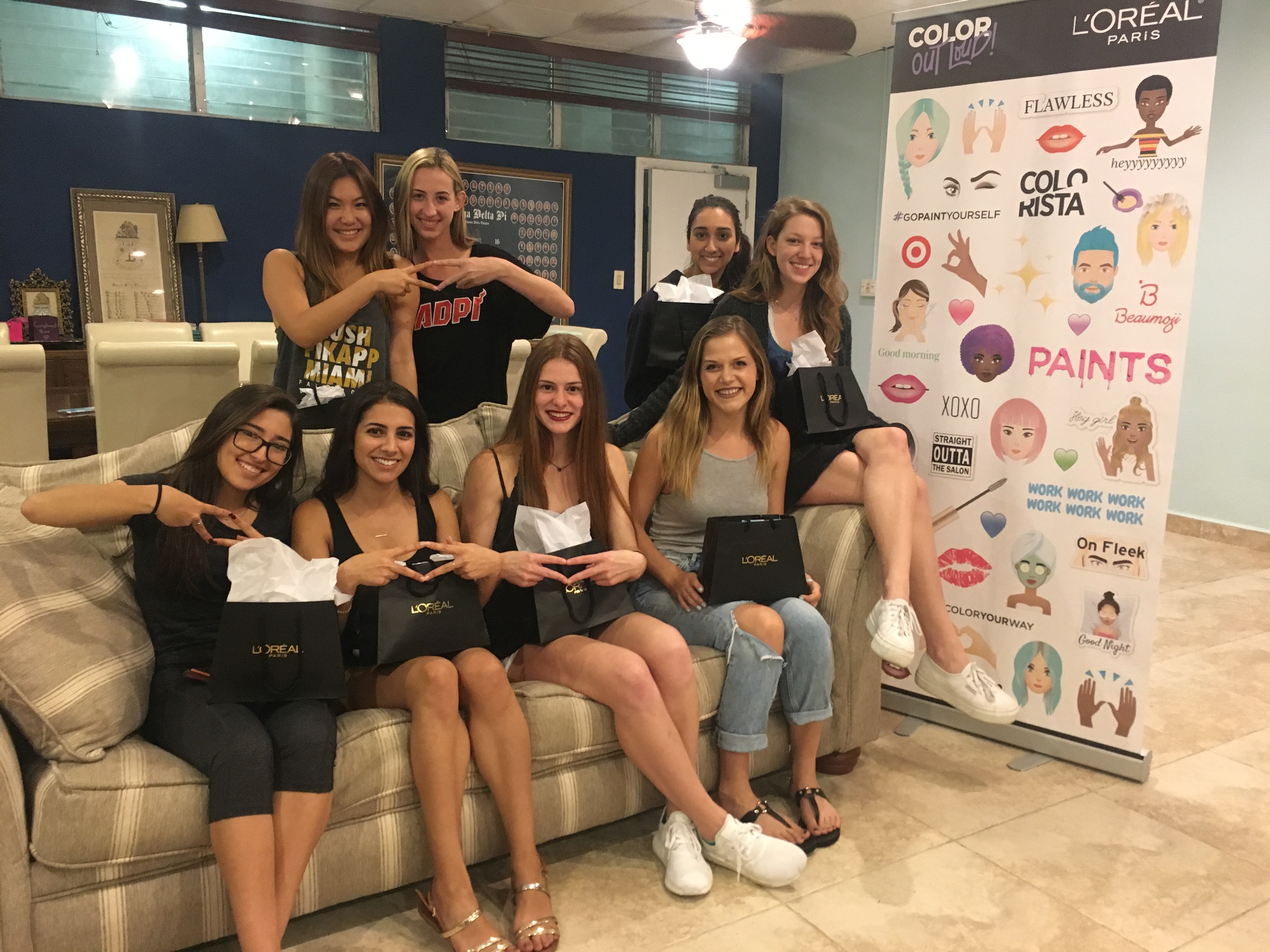 Sorority chapter event